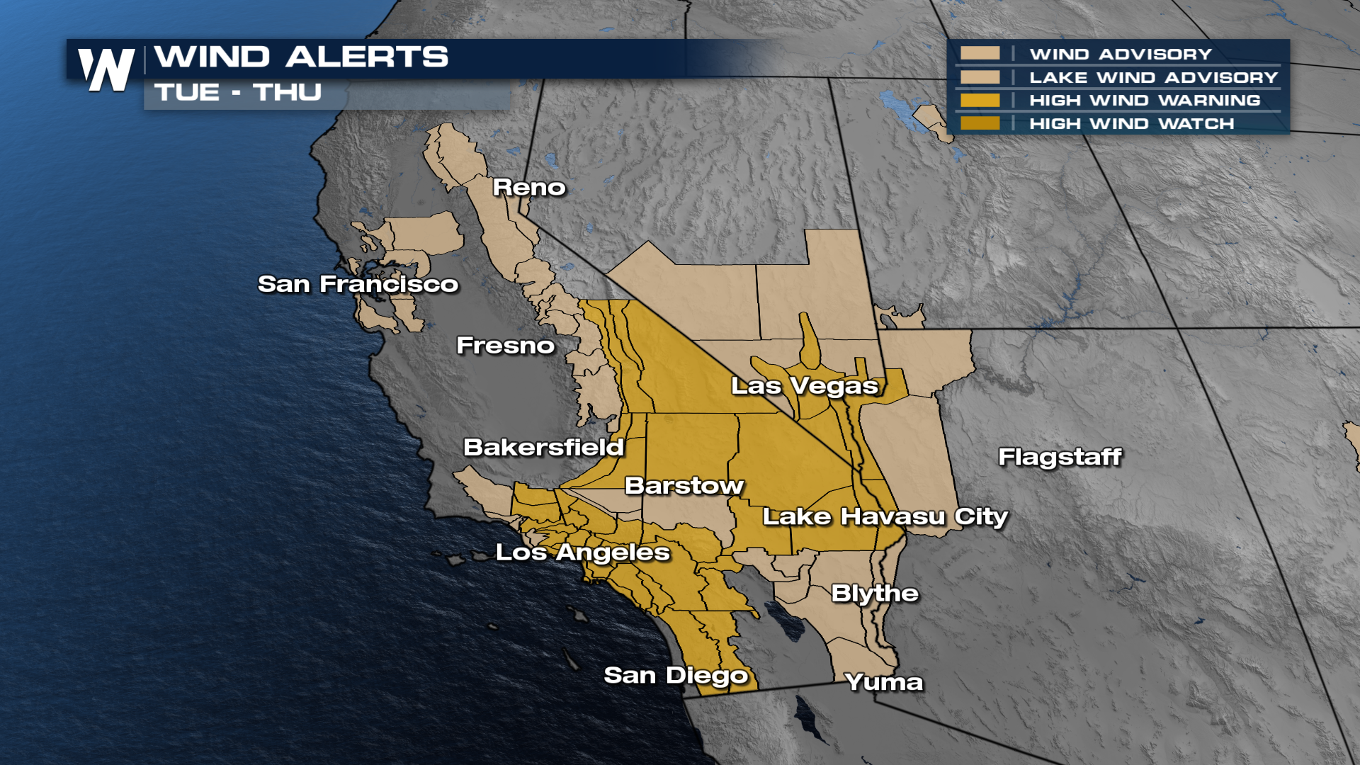 Santa Ana Winds Kick Up Fire Danger WeatherNation